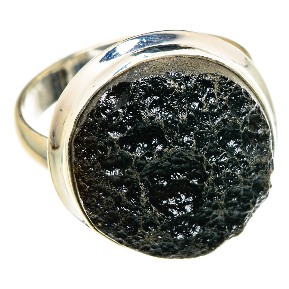 Tektite Rings handcrafted by Ana Silver Co - RING84612
