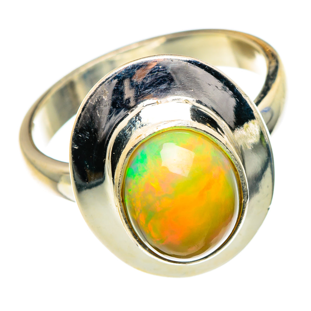 Ethiopian Opal Rings handcrafted by Ana Silver Co - RING84620