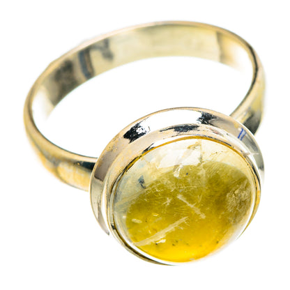 Yellow Moonstone Rings handcrafted by Ana Silver Co - RING84621