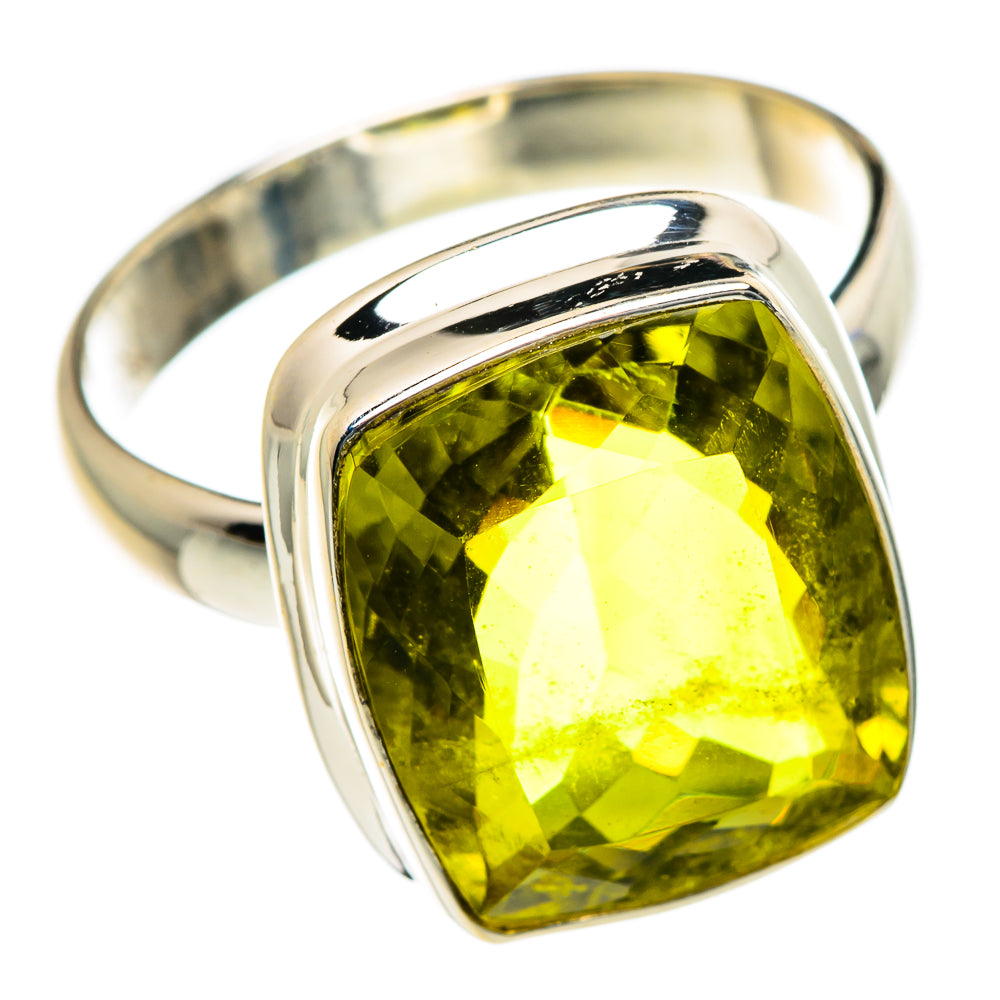 Olive Quartz Rings handcrafted by Ana Silver Co - RING84624
