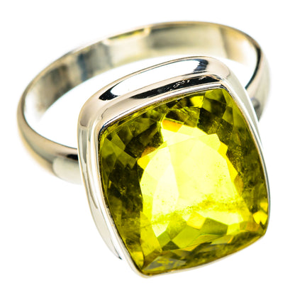 Olive Quartz Rings handcrafted by Ana Silver Co - RING84624