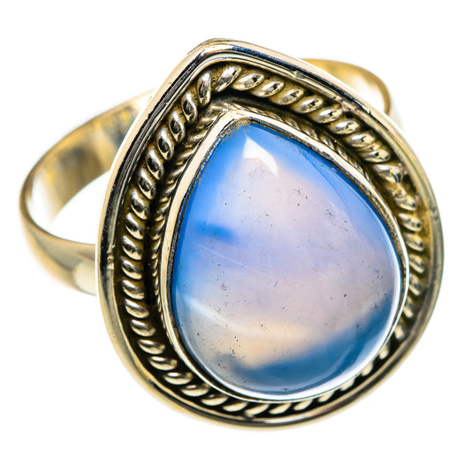 Chalcedony Rings handcrafted by Ana Silver Co - RING84626