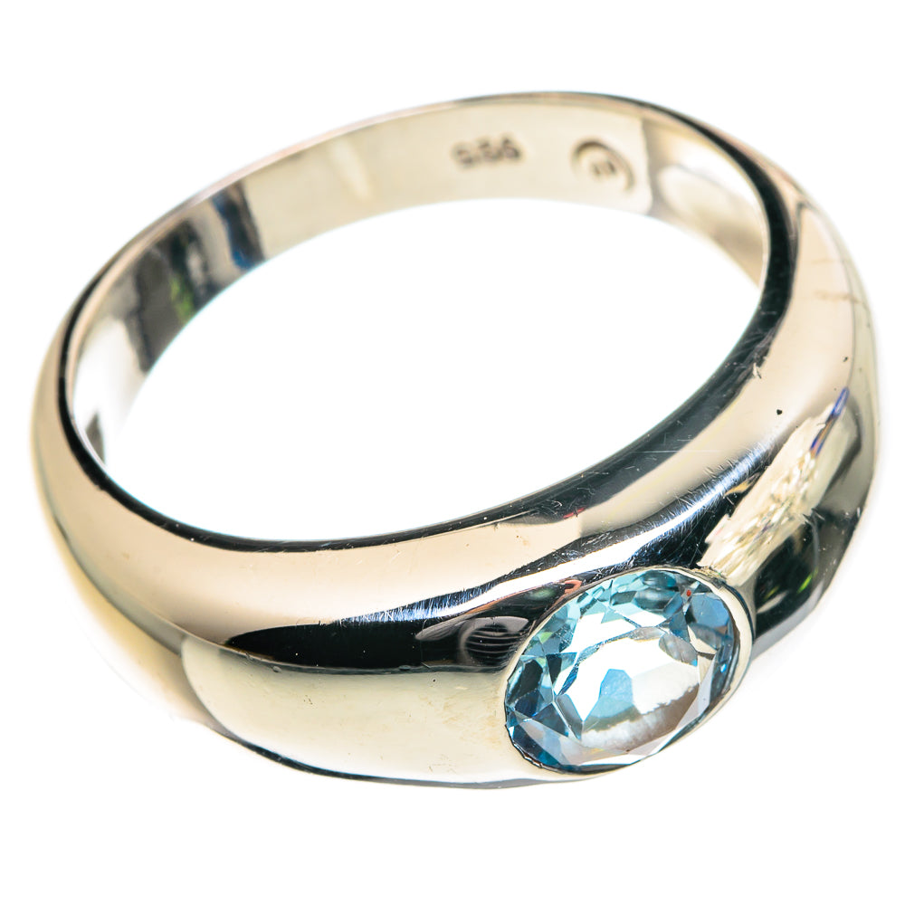 Blue Topaz Rings handcrafted by Ana Silver Co - RING84628