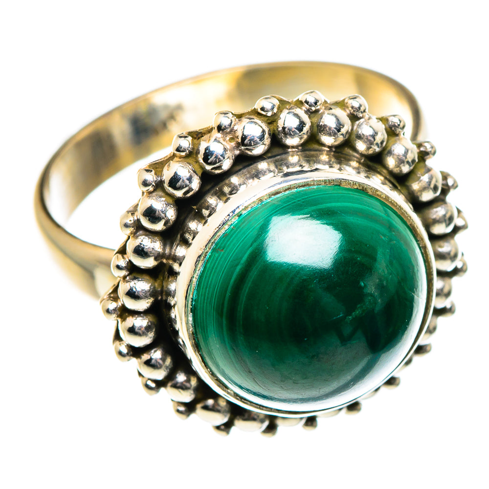 Malachite Rings handcrafted by Ana Silver Co - RING84632