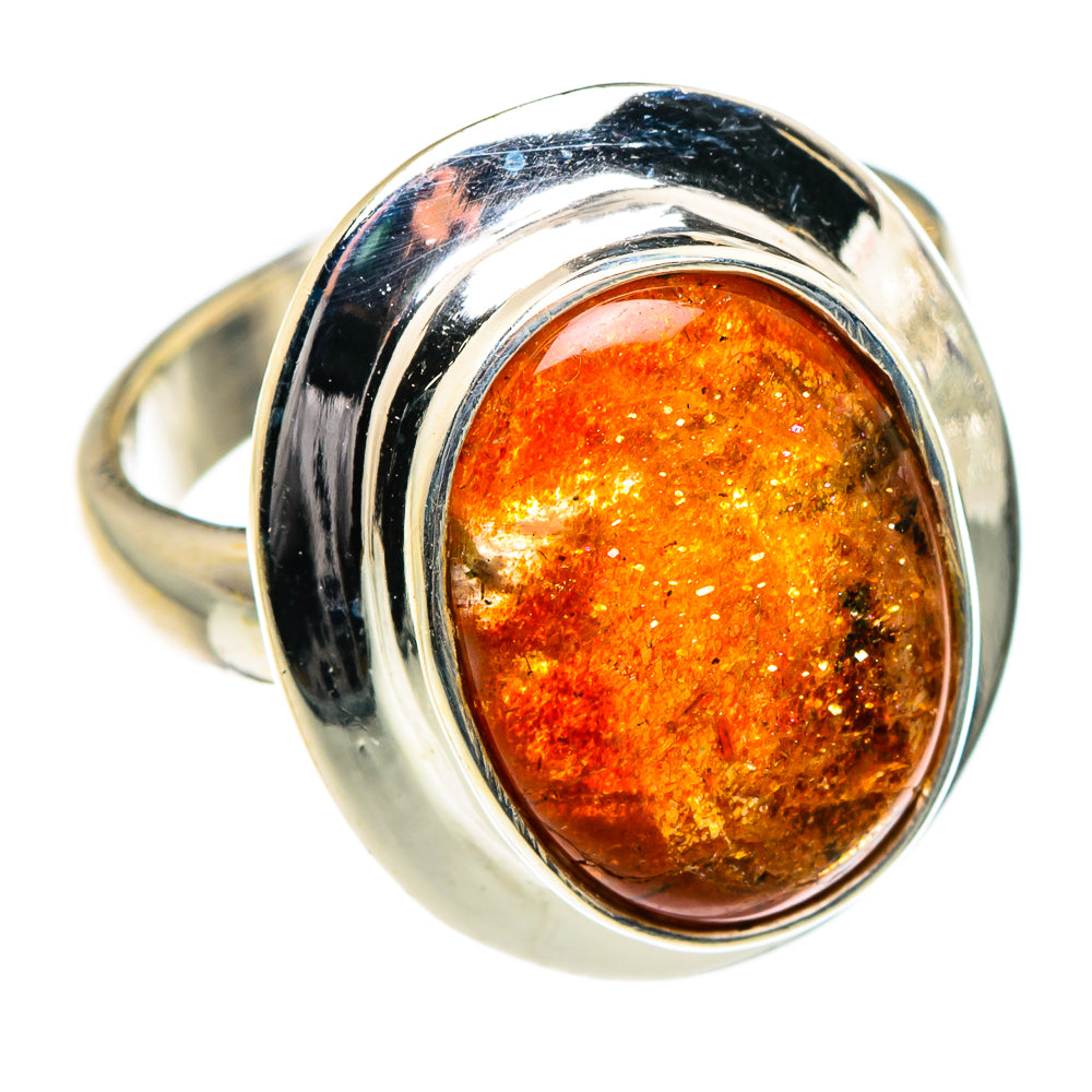 Sunstone Rings handcrafted by Ana Silver Co - RING84641