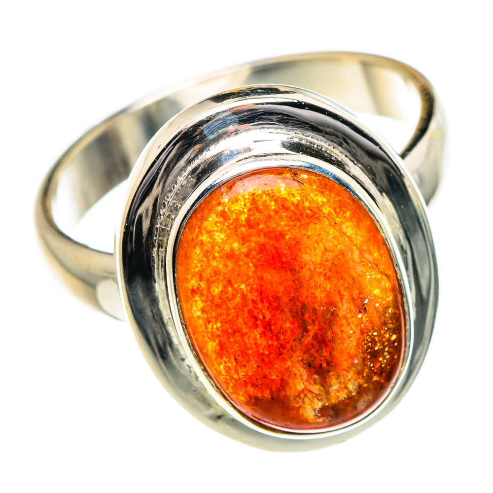 Sunstone Rings handcrafted by Ana Silver Co - RING84642
