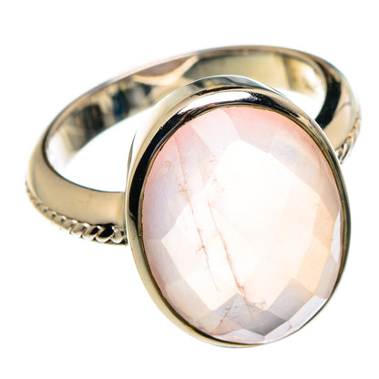 Rose Quartz Rings handcrafted by Ana Silver Co - RING84644
