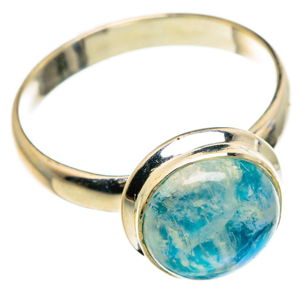Green Moonstone Rings handcrafted by Ana Silver Co - RING84668