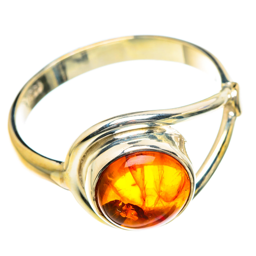Baltic Amber Rings handcrafted by Ana Silver Co - RING84680