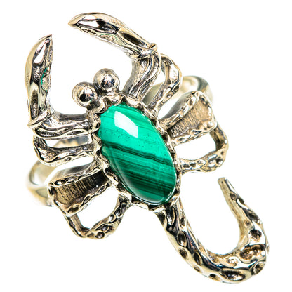 Malachite Rings handcrafted by Ana Silver Co - RING84704