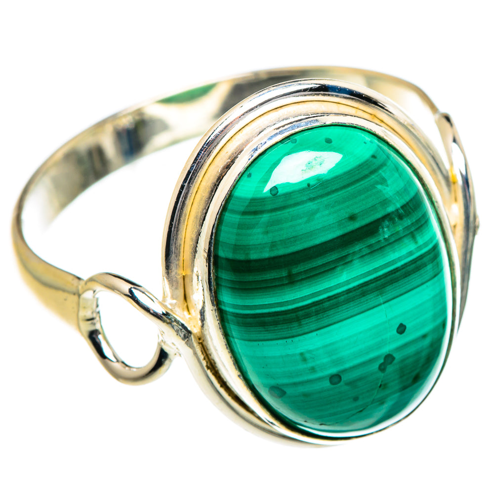 Malachite Rings handcrafted by Ana Silver Co - RING84707