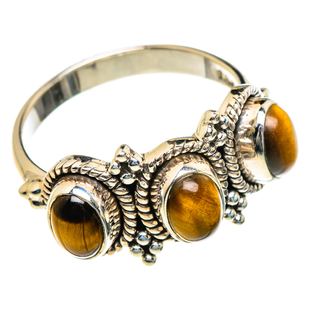 Tiger Eye Rings handcrafted by Ana Silver Co - RING84708