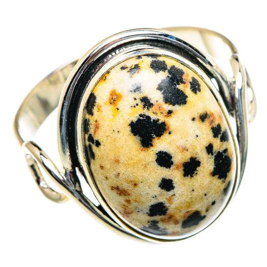 Dalmatian Jasper Rings handcrafted by Ana Silver Co - RING84710