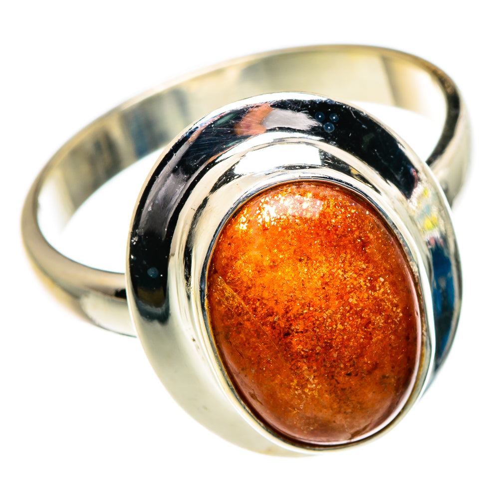 Sunstone Rings handcrafted by Ana Silver Co - RING84715
