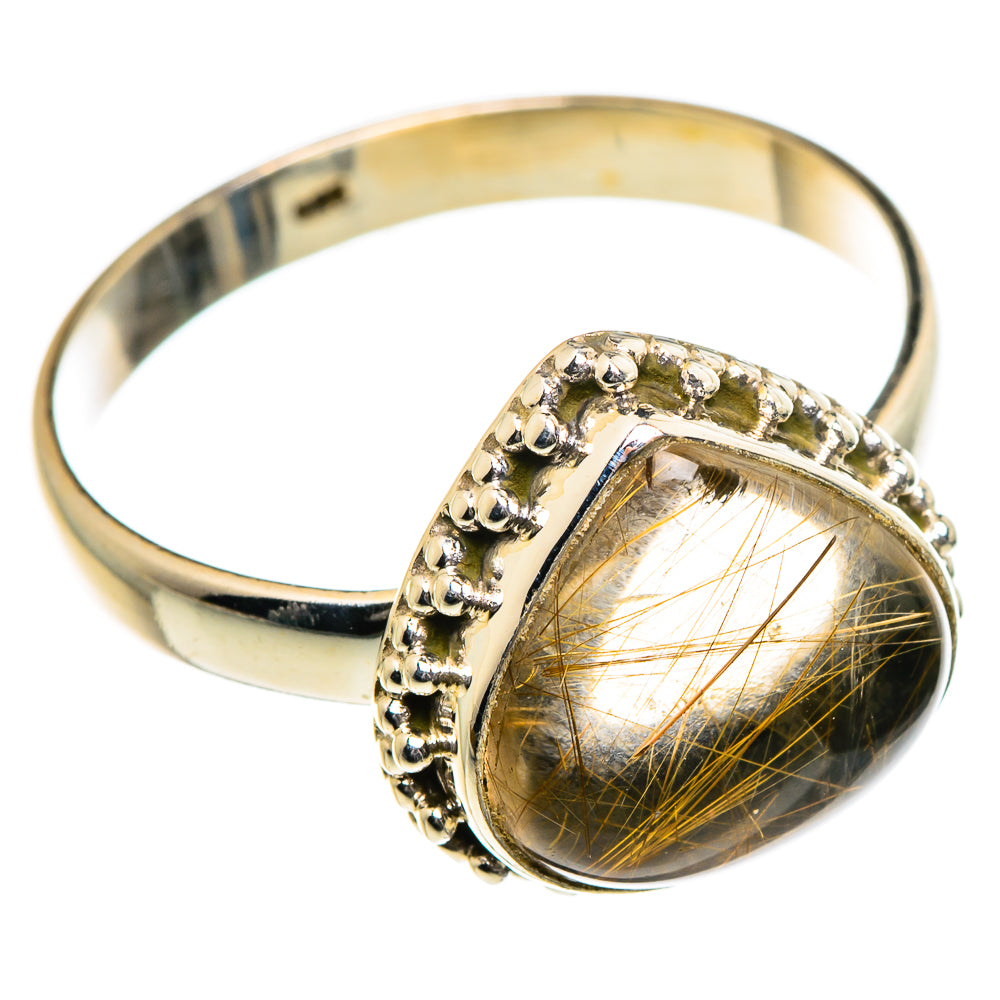 Rutilated Quartz Rings handcrafted by Ana Silver Co - RING84723
