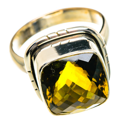 Olive Quartz Rings handcrafted by Ana Silver Co - RING84725