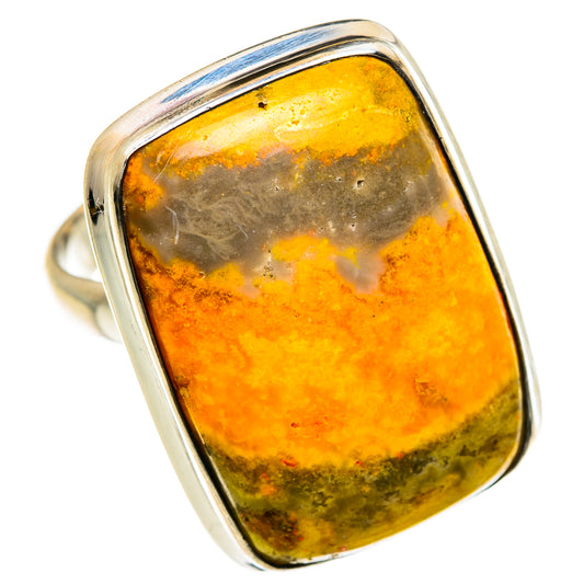 Bumble Bee Jasper Rings handcrafted by Ana Silver Co - RING84744