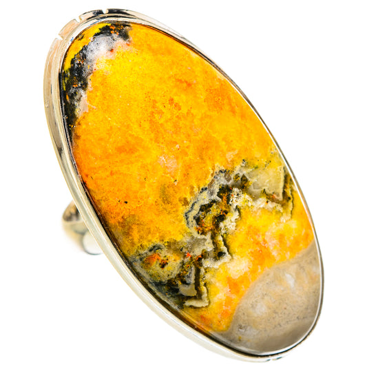 Bumble Bee Jasper Rings handcrafted by Ana Silver Co - RING84745