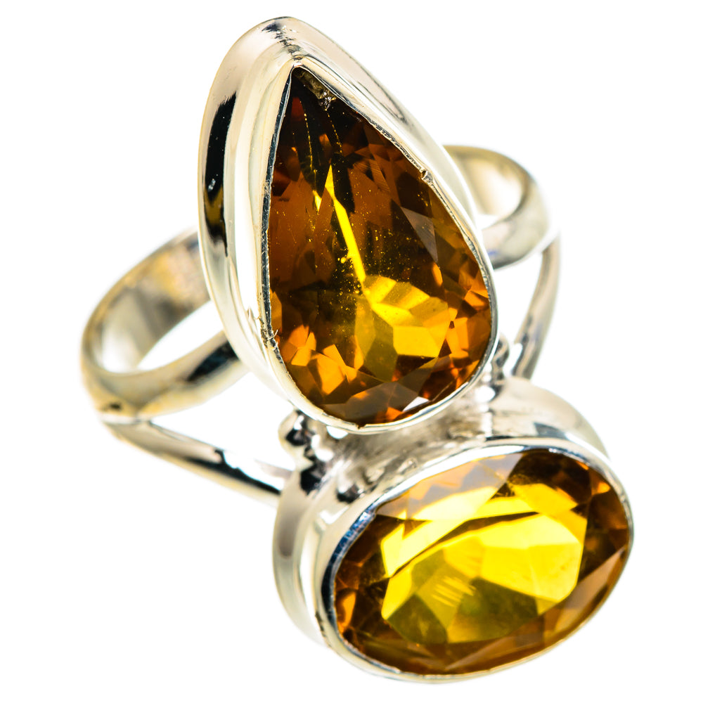 Mandarin Citrine Rings handcrafted by Ana Silver Co - RING84757