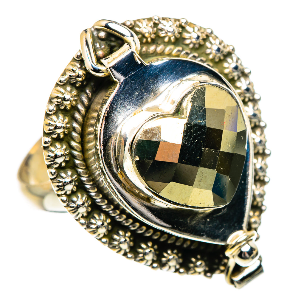Green Amethyst Rings handcrafted by Ana Silver Co - RING84764