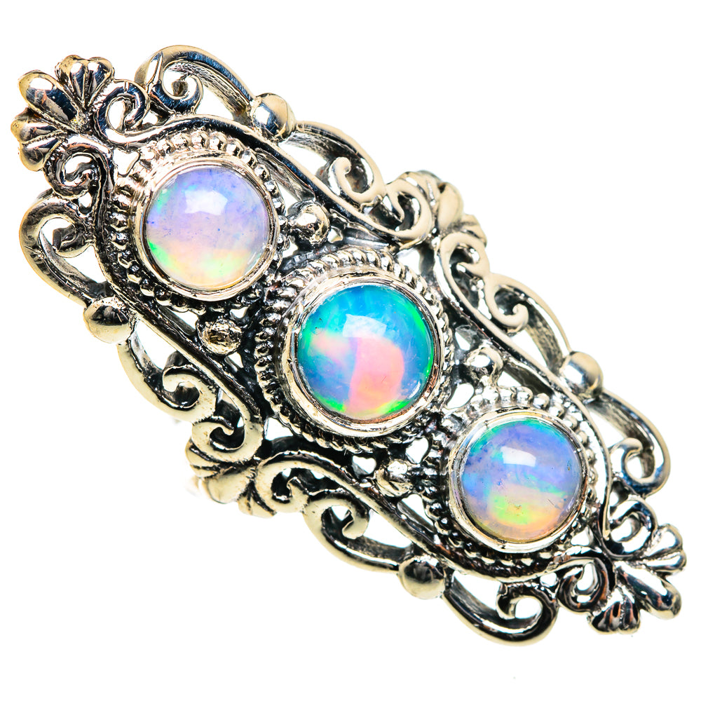 Ethiopian Opal Rings handcrafted by Ana Silver Co - RING84767