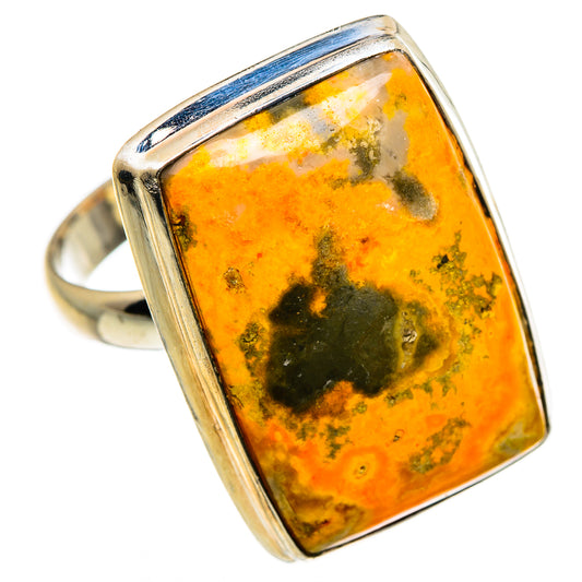 Bumble Bee Jasper Rings handcrafted by Ana Silver Co - RING84768