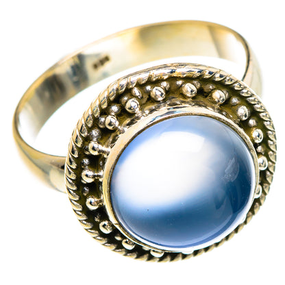 Aqua Chalcedony Rings handcrafted by Ana Silver Co - RING84782