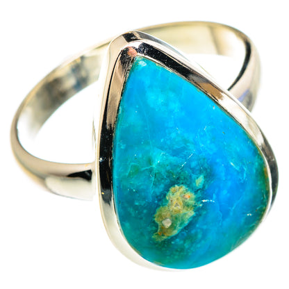 Chrysocolla Rings handcrafted by Ana Silver Co - RING84784