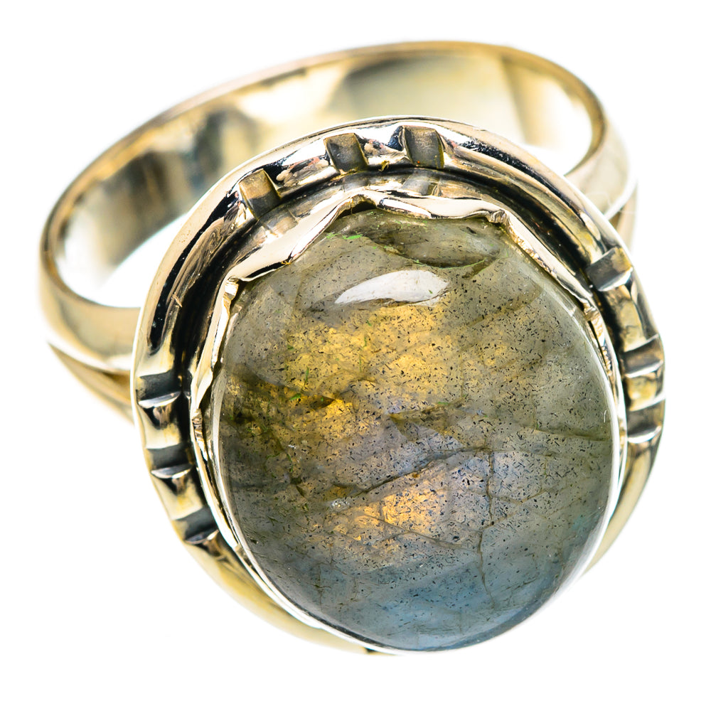 Labradorite Rings handcrafted by Ana Silver Co - RING84788