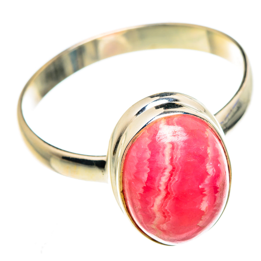 Rhodochrosite Rings handcrafted by Ana Silver Co - RING84804 - Photo 2