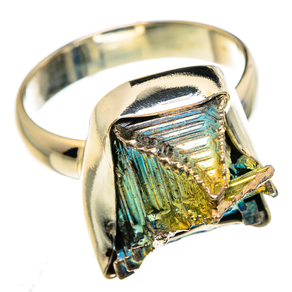 Bismuth Crystal Rings handcrafted by Ana Silver Co - RING84821