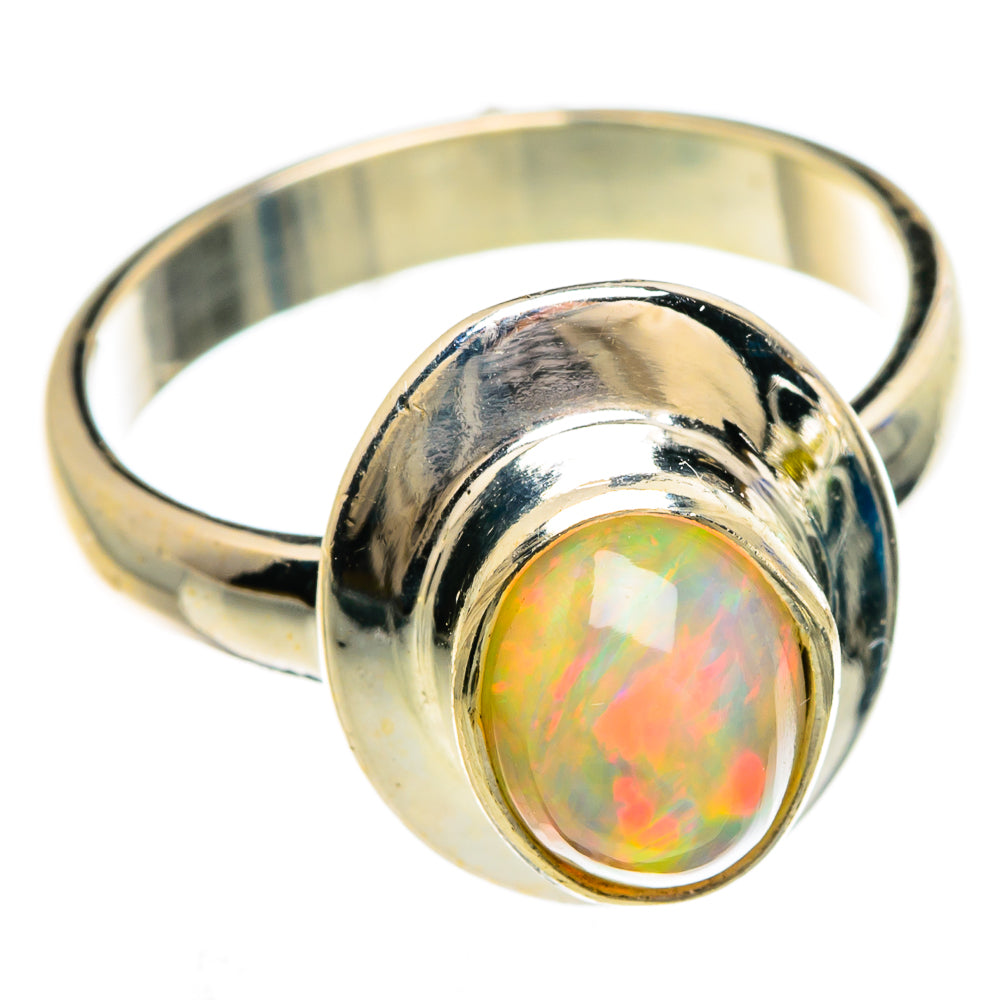 Ethiopian Opal Rings handcrafted by Ana Silver Co - RING84823