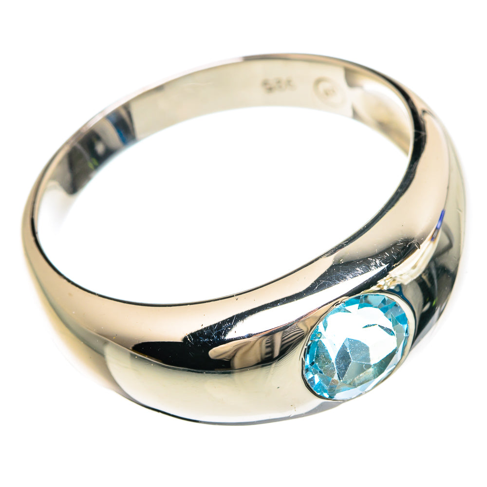 Blue Topaz Rings handcrafted by Ana Silver Co - RING84839