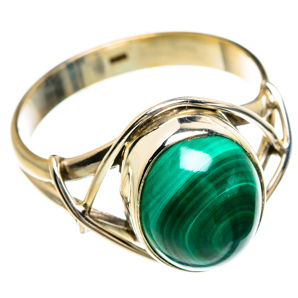 Malachite Rings handcrafted by Ana Silver Co - RING84844
