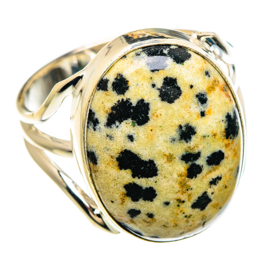 Dalmatian Jasper Rings handcrafted by Ana Silver Co - RING84849