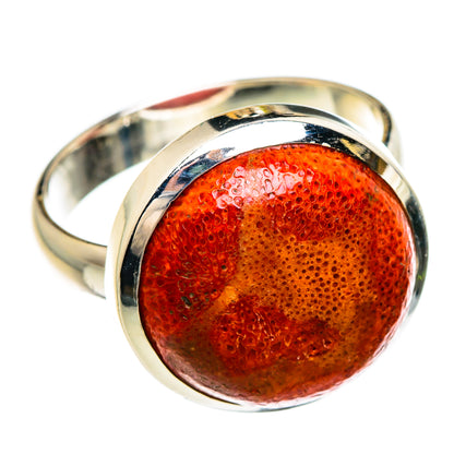 Sponge Coral Rings handcrafted by Ana Silver Co - RING84853