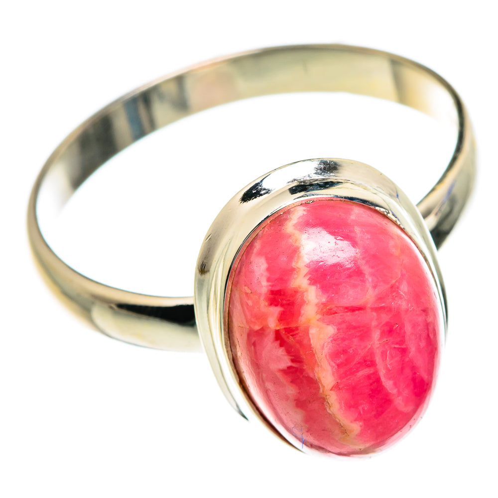 Rhodochrosite Rings handcrafted by Ana Silver Co - RING84855 - Photo 2