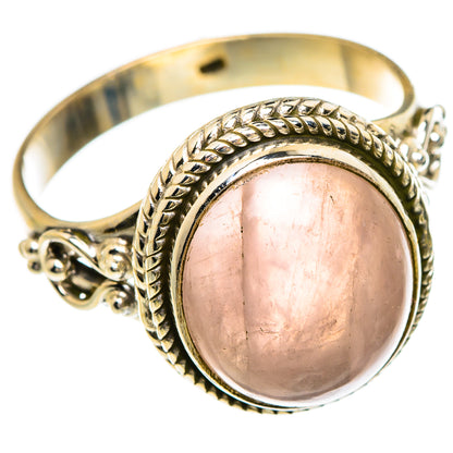 Rose Quartz Rings handcrafted by Ana Silver Co - RING84857