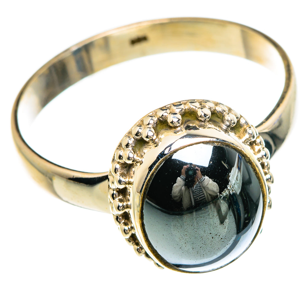 Hematite Rings handcrafted by Ana Silver Co - RING84872