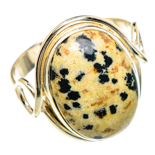 Dalmatian Jasper Rings handcrafted by Ana Silver Co - RING84894