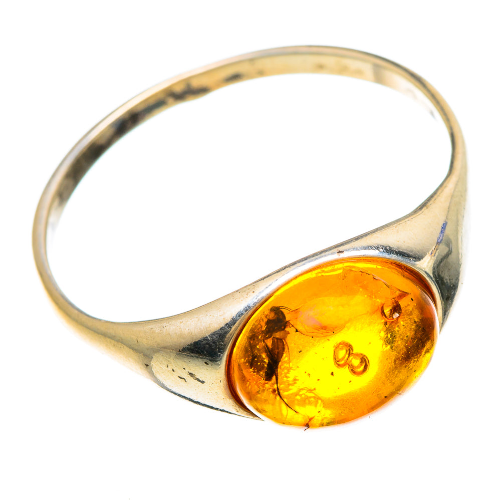 Baltic Amber Rings handcrafted by Ana Silver Co - RING84901