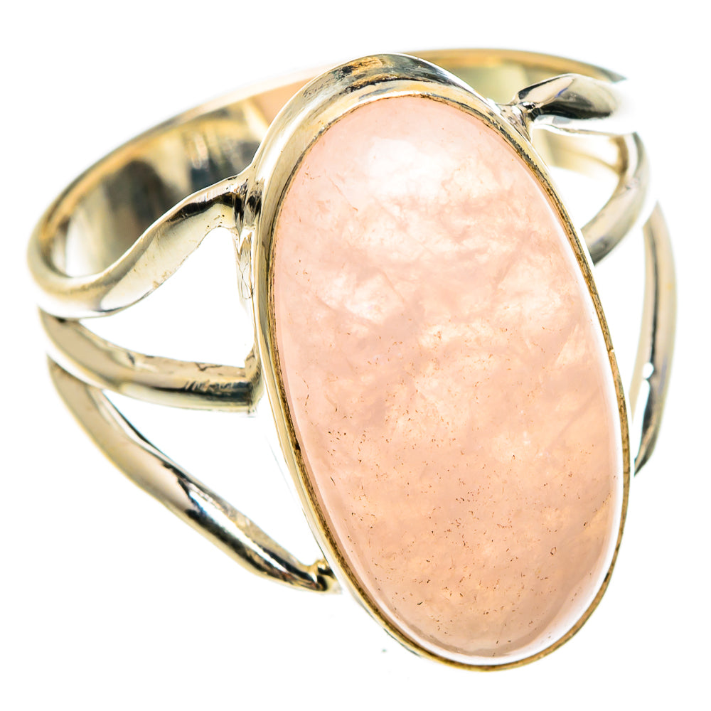 Rose Quartz Rings handcrafted by Ana Silver Co - RING84904