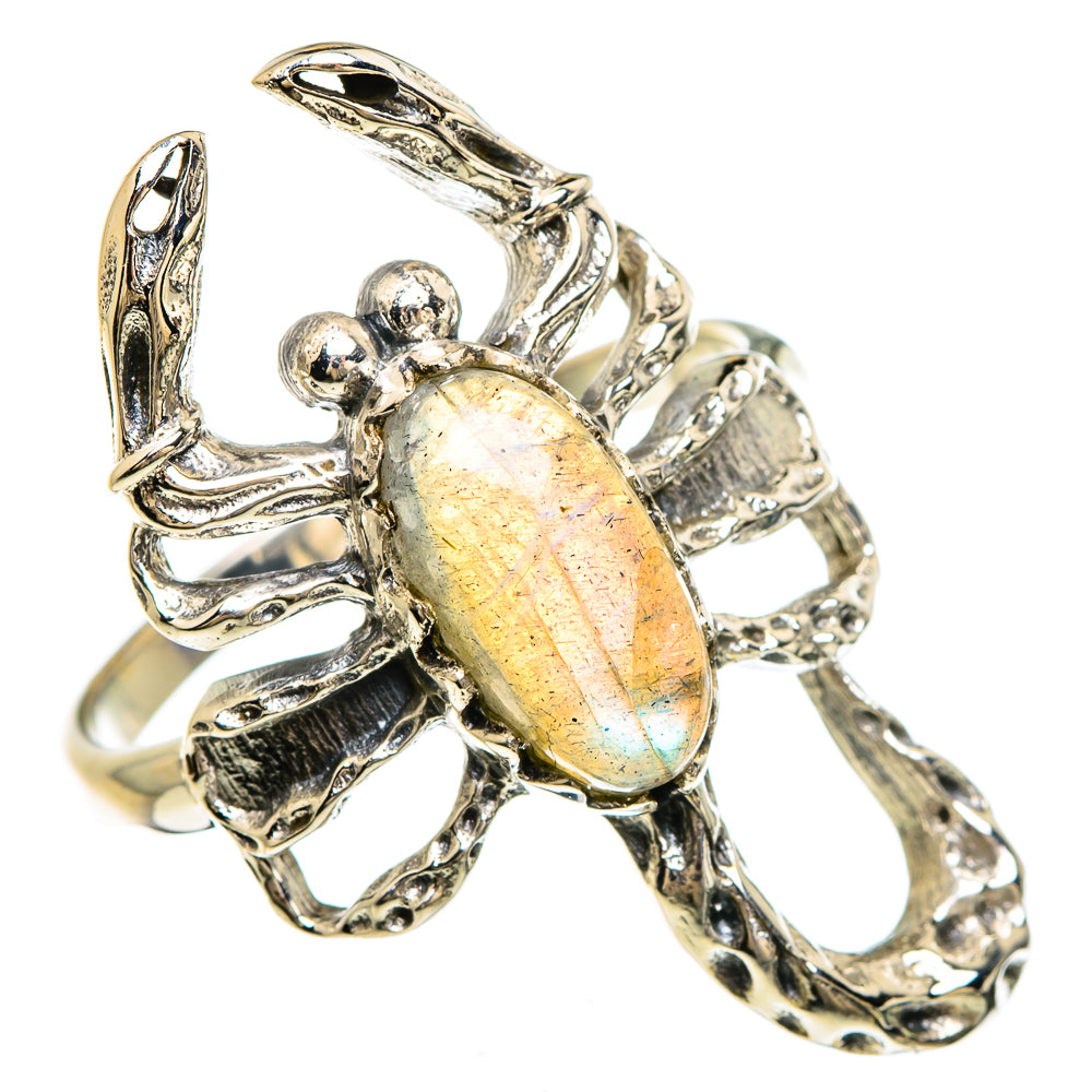 Labradorite Rings handcrafted by Ana Silver Co - RING84932