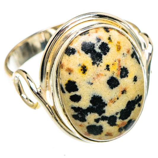 Dalmatian Jasper Rings handcrafted by Ana Silver Co - RING84940 - Photo 2