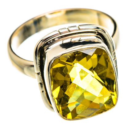 Lemon Quartz Rings handcrafted by Ana Silver Co - RING84966