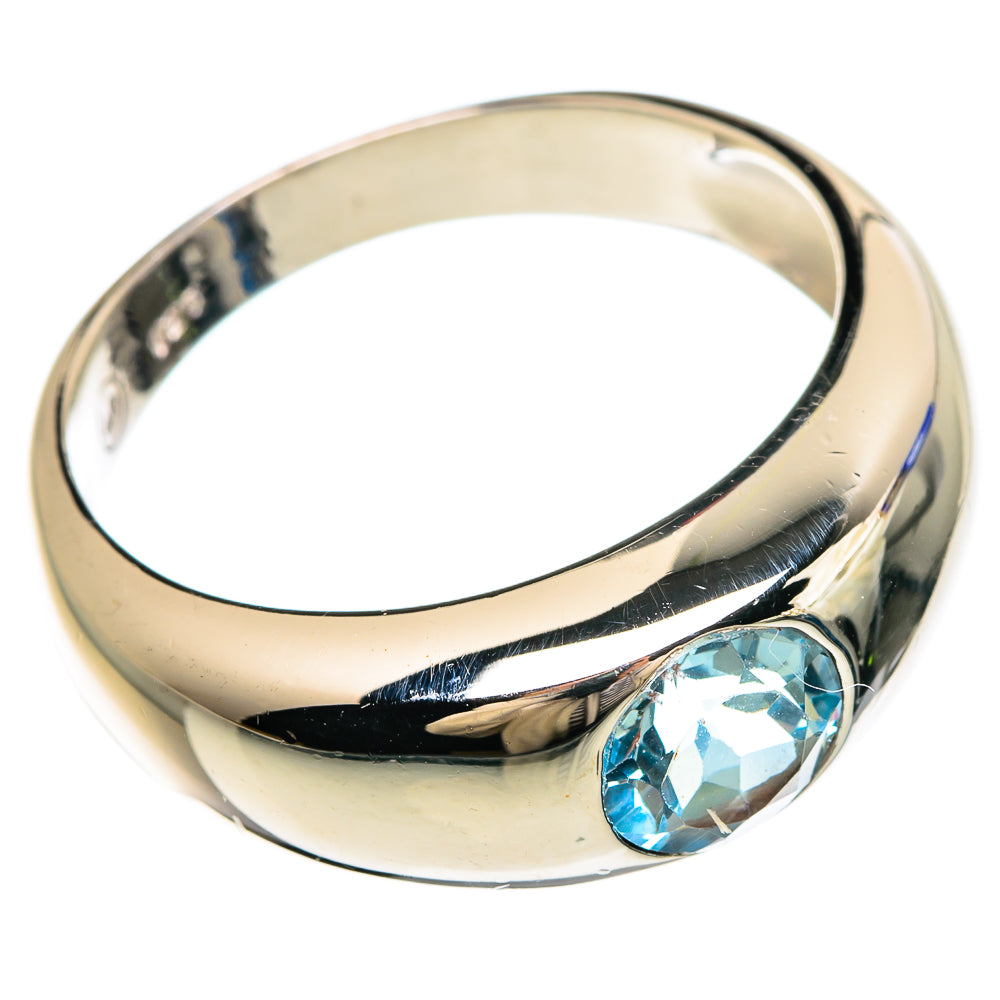 Blue Topaz Rings handcrafted by Ana Silver Co - RING84971