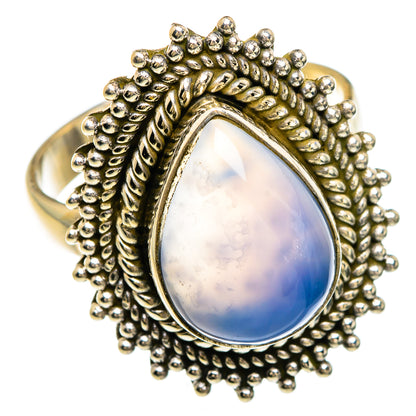 Aqua Chalcedony Rings handcrafted by Ana Silver Co - RING84978