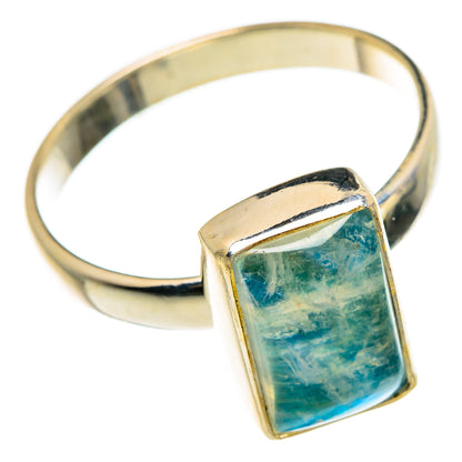 Green Moonstone Rings handcrafted by Ana Silver Co - RING84981