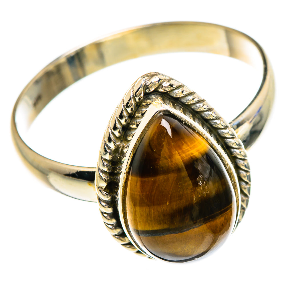 Tiger Eye Rings handcrafted by Ana Silver Co - RING84985