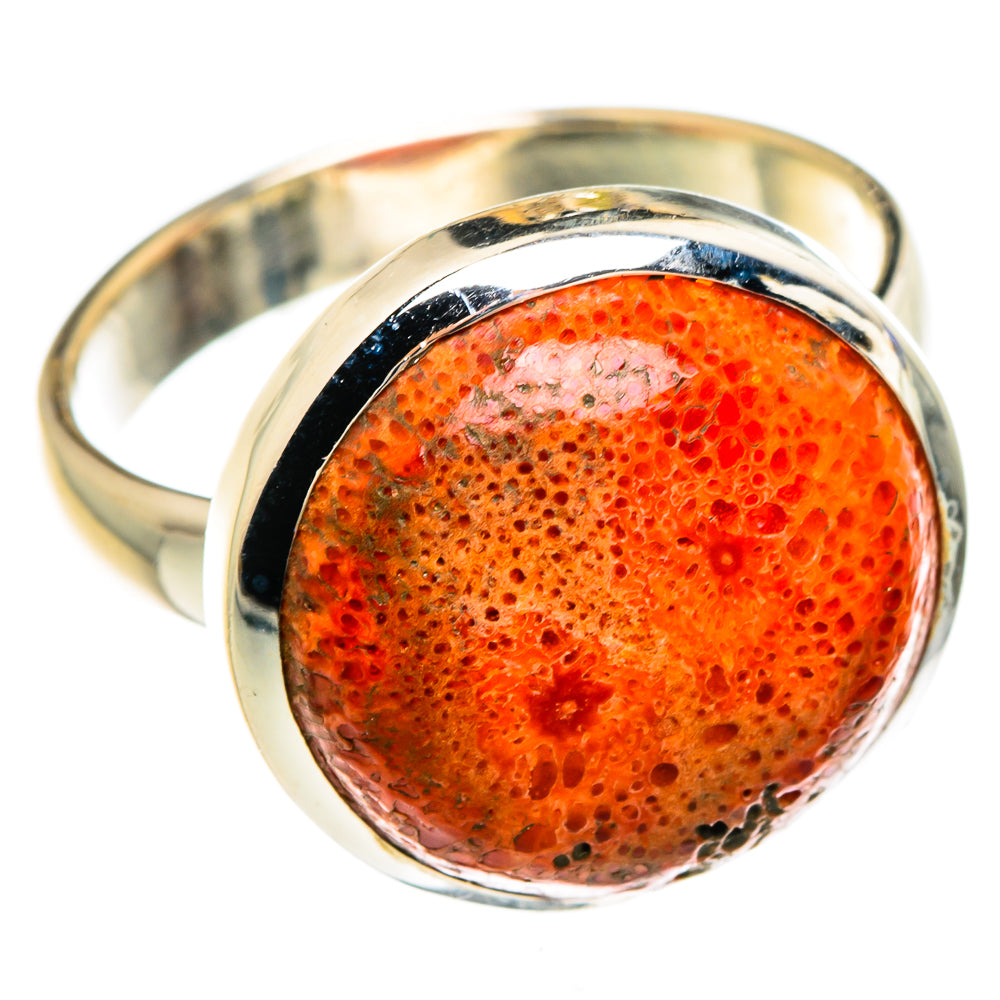 Sponge Coral Rings handcrafted by Ana Silver Co - RING84990